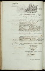 Passeport de Jean François Soult